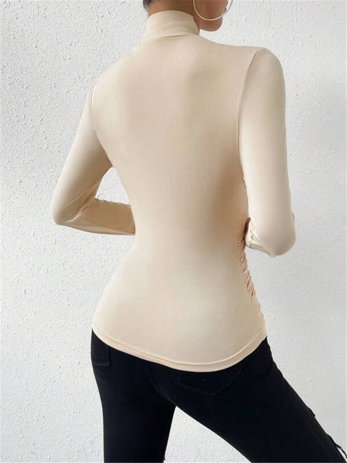 Valentina Moreau - Camiseta de cuello cruzado