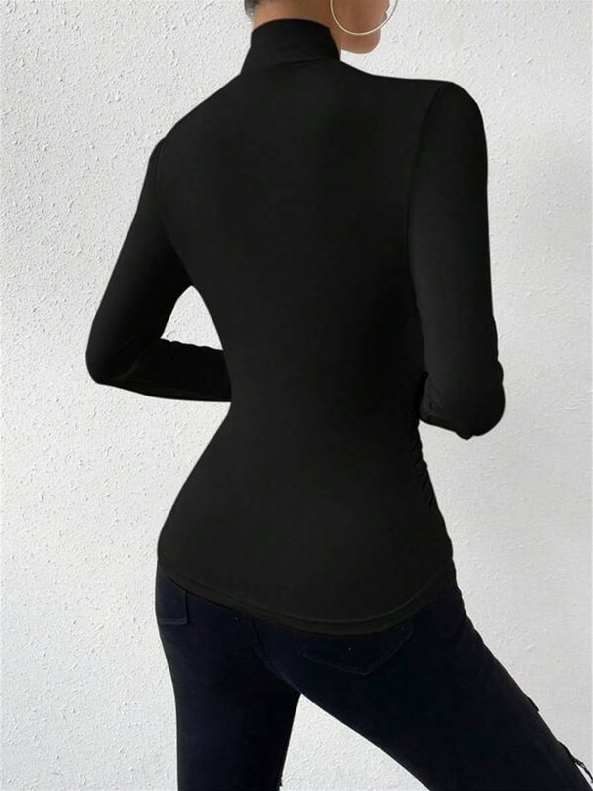 Valentina Moreau - Camiseta de cuello cruzado