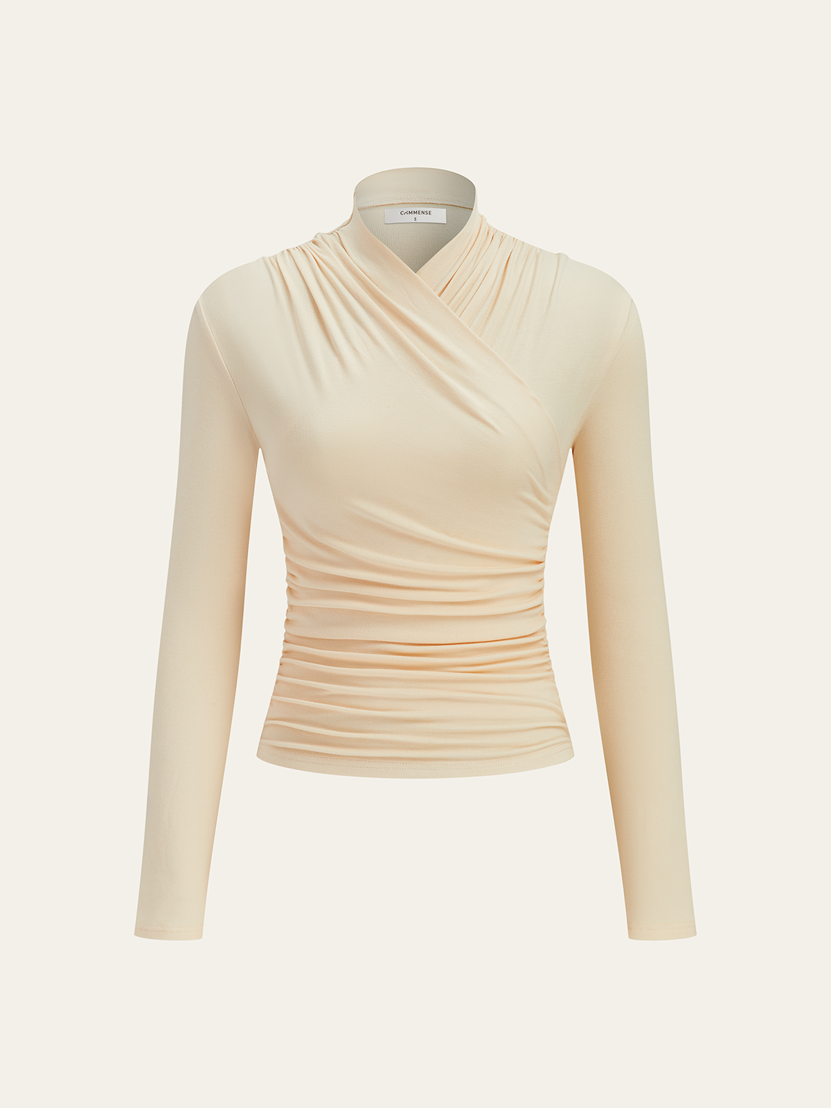 Valentina Moreau - Camiseta de cuello cruzado